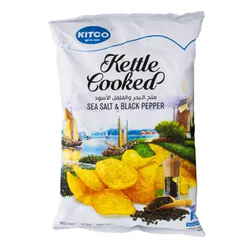 KITCO Sea Salt & Black Pepper Chips 150g