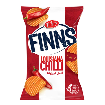 Tiffany Finns Louisiana Chilli Potato Chips 170g