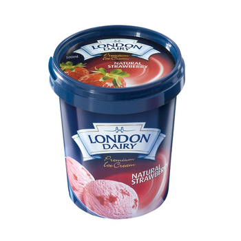 London Dairy Strawberry Ice Cream 500Ml