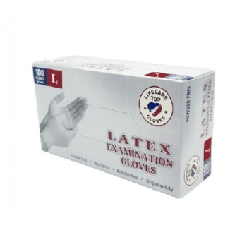 Latex Examination Gloves Large 100 Pieces