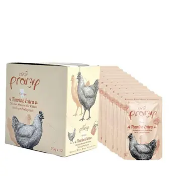 Pramy Chicken Mousse Kitten Food 12x70g