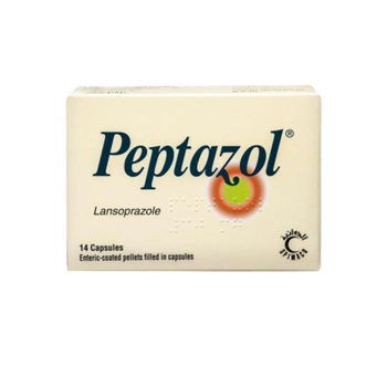 Peptazol Lansoprazole Capsules 30mg 14 Count