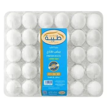 طيبة بيض حجم وسط 30قطعه