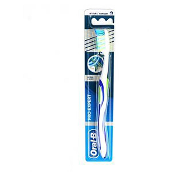 أورال بي برو إكسبرت فرشاة الأسنان متعددة الألوان بشعيرات ناعمة لنظافة فائقة 1قطعة