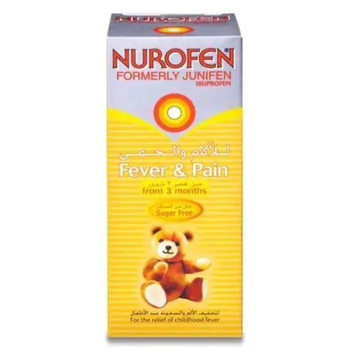 Nurofen Pediatric Sugar-Free Ibuprofen Syrup 150ml