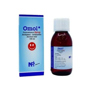 Omol Paracetamol Syrup Alcohol-Free 100ml