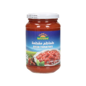 أرض الطبيعة - طماطم مقطعة عضوية 340 جم