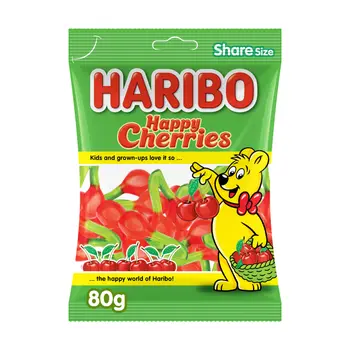 Haribo Happy Cherries Jelly Candy 80g