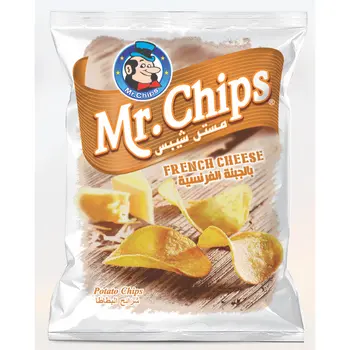 مستر شيبس رقائق البطاطس بنكهة الجرامبنة الفرنسية الحجرام الكبير 140جرام