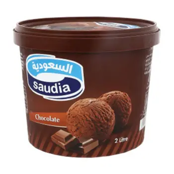 Saudia Chocolate Ice Cream 2L