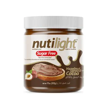 Nutilight Sugar-Free Hazelnut Dark Chocolate Spread 312g