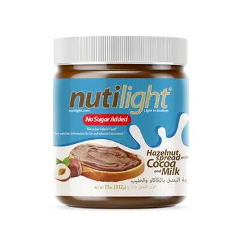 Nuti Light Hazelnut Milk Chocolate Spread 312g