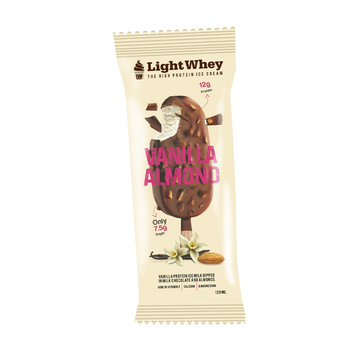 Light Whey Vanilla Almond Ice Cream Stick 120Ml