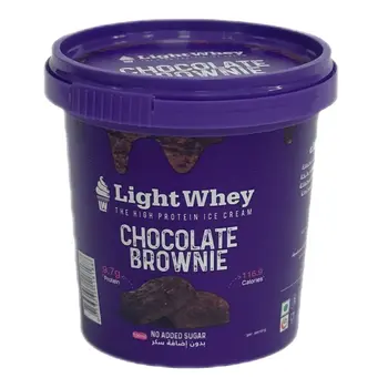 Light Whey Chocolate Brownie Ice Cream Cup 100Ml