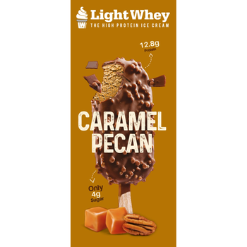 Light Whey Caramel Pecan Ice Cream Stick 120Ml