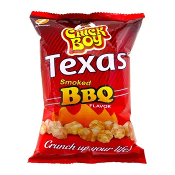 Chick Boy Texas Smoked BBQ Snacks 100g