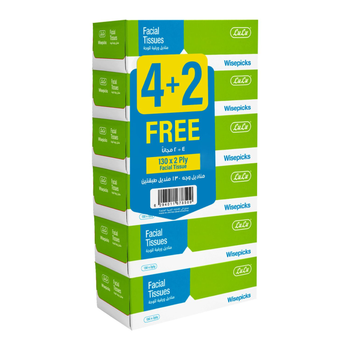 Lulu Wisepicks 2-Ply Facial Tissue 130 Sheets