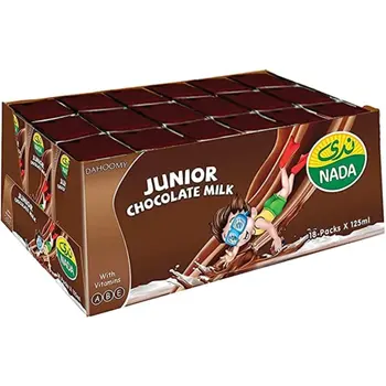 ندى حليب جونيور طويل الأجل بالشوكولاتة  18×200مل