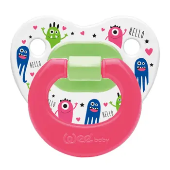 Wee Baby Pink Orthodontic Soother 0-6 Months