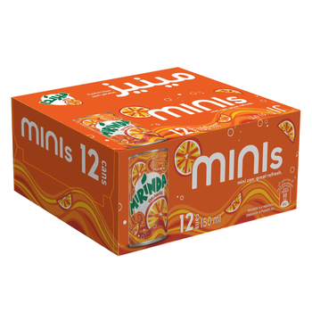 Mirinda Orange Minis Pack 12x150ml