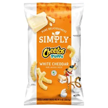 Cheetos Simply White Cheddar Puffs 226.8g