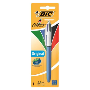 Bic 4 Colours Ballpoint Pen 0.1mm Fine Point