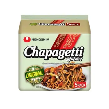 Nongshim Original Chapaghetti Korean Instant Noodles 5x140g