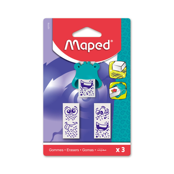 Maped Erasers Multipack 3 Units