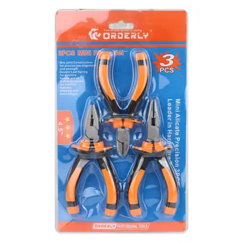 Orderly Mini Pliers Set 3 pcs Orange