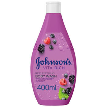 Johnson's Vita-Rich Raspberry Body Wash 400ml