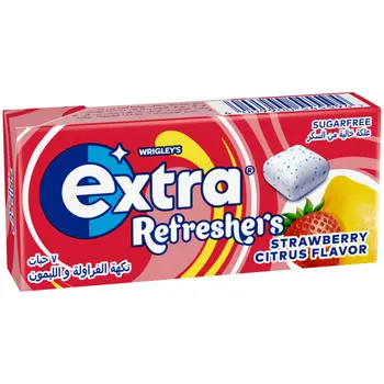 Wrigley's Extra Refreshers Strawberry Citrus Sugar-Free 7 Pieces