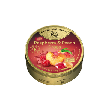 Cavendish & Harvey Raspberry-Peach Drops 175g
