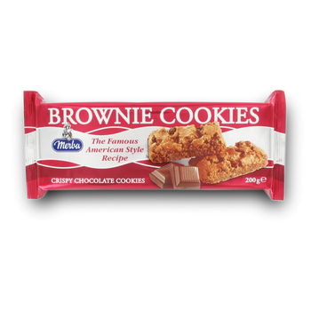 Merba Brownie Chocolate Cookies 200g
