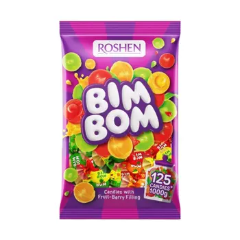 Roshen Fruits Flavor Hard Candy 1000g