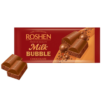 Roshen Milk Chocolate Aerated 80g