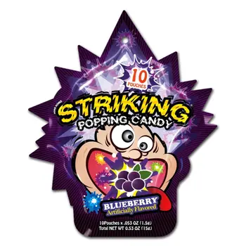Striking Blueberry Popping Candy 15g