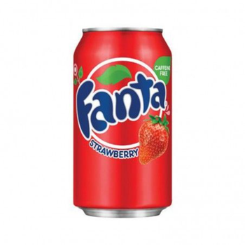 Fanta Strawberry Caffeine-Free Beverage 355ml