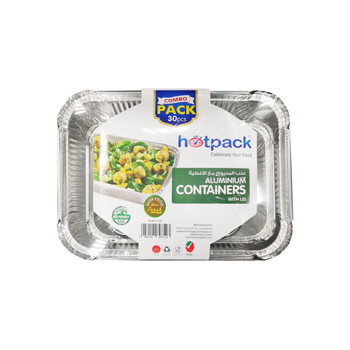 Hotpack Aluminium Container Combo Pack 3x30 Pieces