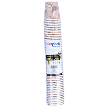 Hotpack Classique Heavy-Duty Paper Cups 50x4Oz