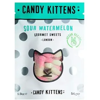 Candy Kittens Sour Watermelon Vegan Candy 54g