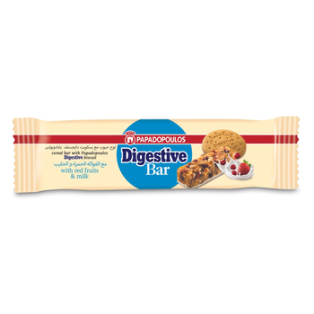 Papadopoulos Red Fruits Digestive Bar 28g