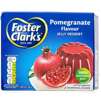 فوستر كلاركس جيلي بنكهة الرمان 80 جرام