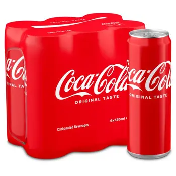 Coca-Cola Original Taste Soft Drink 6x355ml