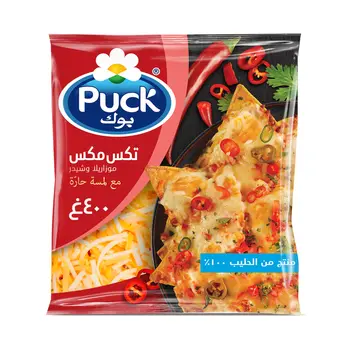 Puck Shredded TexMex Mozzarella & Cheddar 400g