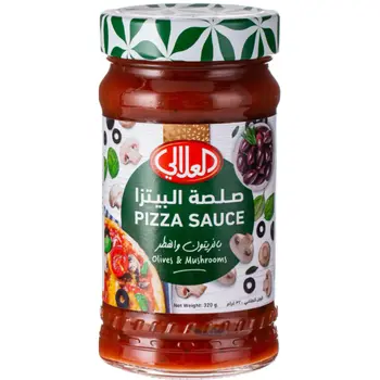 Al Alali Olives & Mushrooms Pizza Sauce 320g