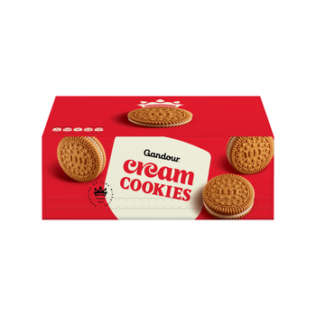 Gandour Cream Cookies 12x38g Pack