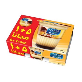 المراعي كريم كراميل 6×100جرام