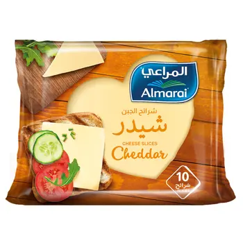 المراعي شرائح شيدر كامل الدسم 200جرام