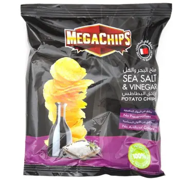 Mega Salt & Vinegar Potato Chips 13g