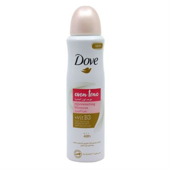 دوف سبراي برائحة الورد وزهر التفاح موحد لون البشرة 150مل